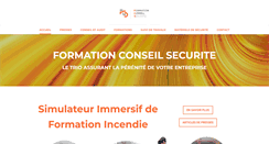 Desktop Screenshot of formation-conseil-securite.fr